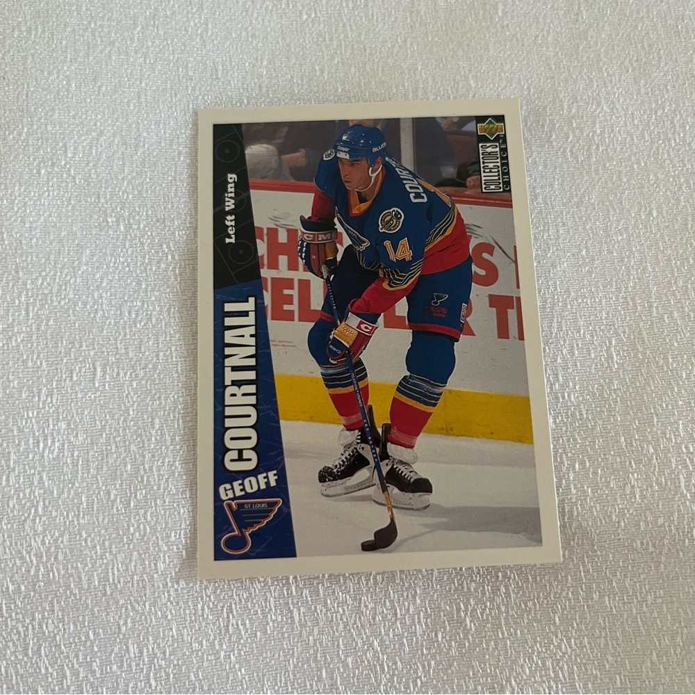 229 Geoff Courtnall hockey card